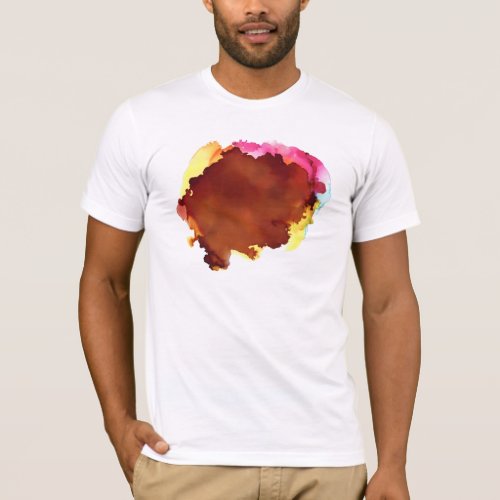 ABSTRACT COLOURFUL PAINTING DESIGN LOGO TSHIRT 