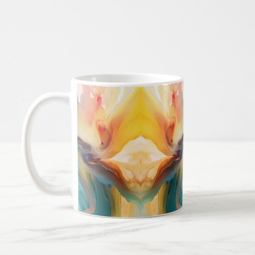 Abstract Colourful Smoke Coffee Mug