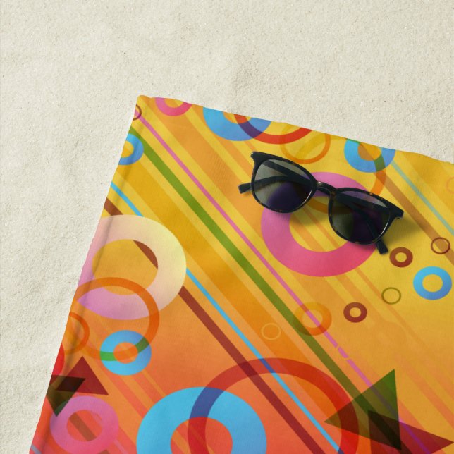 Abstract Composition Beach Towel (In Situ)