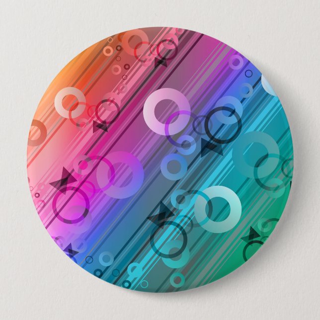 Abstract Composition Button (Front)