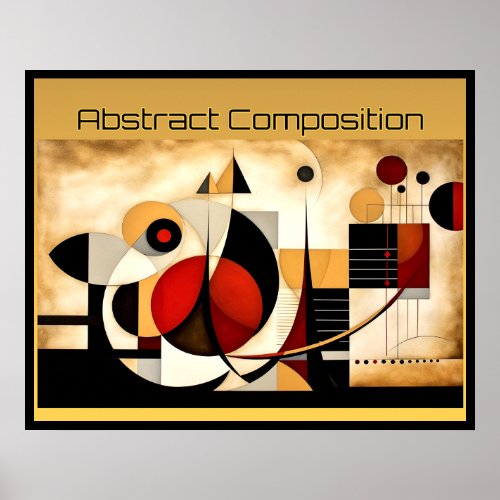 Abstract Composition Poster