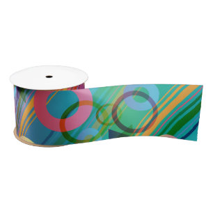Abstract Composition Satin Ribbon