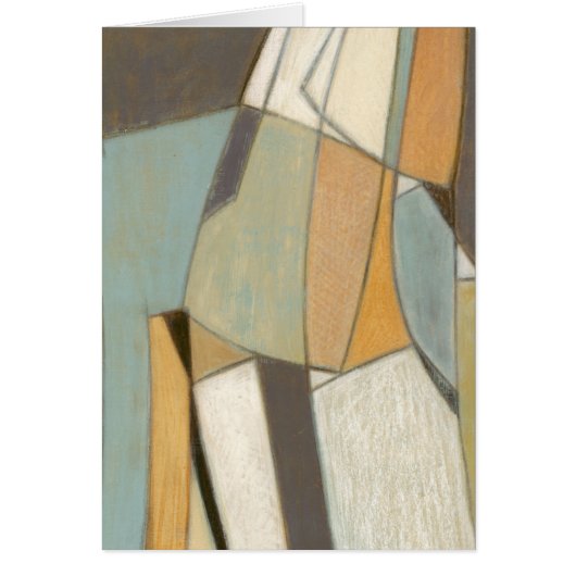 Abstract Composition with Muted Colors Cards (Front)