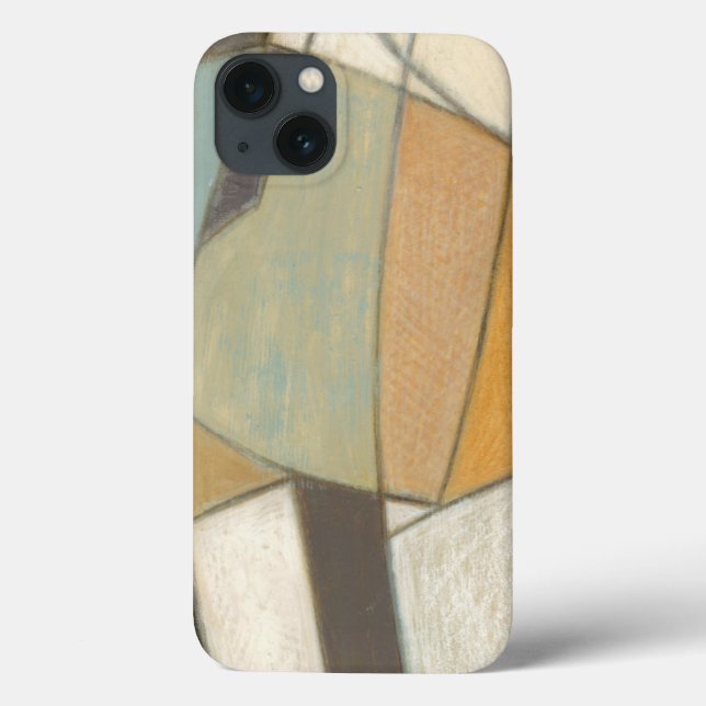Abstract Composition with Muted Colors Case-Mate iPhone Case (Back)