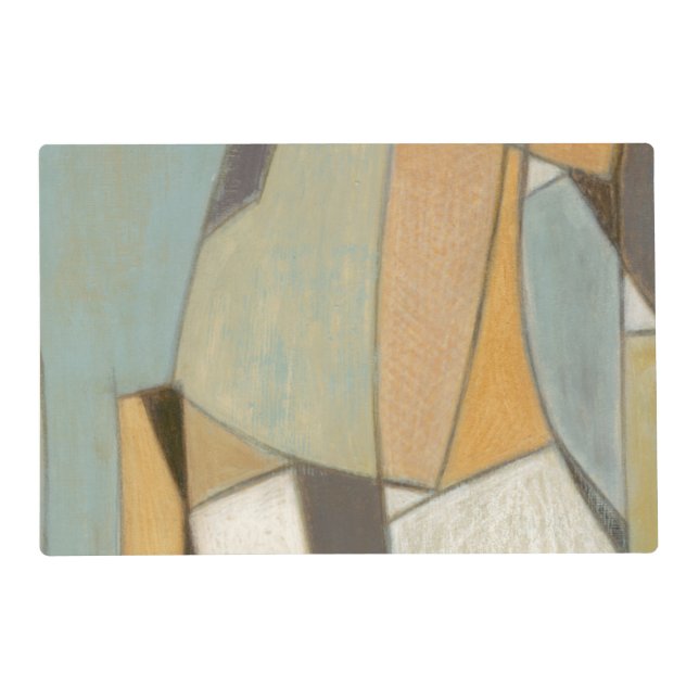 Abstract Composition with Muted Colors Placemat (Front)