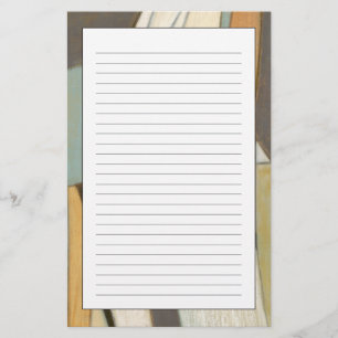 Abstract Composition with Muted Colors Stationery