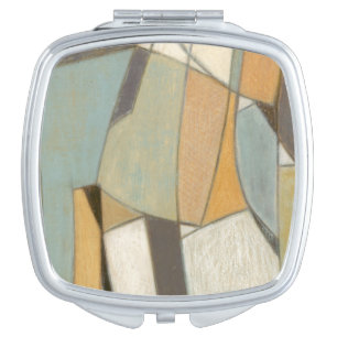 Abstract Composition with Muted Colors Vanity Mirror