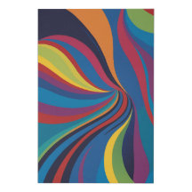 Abstract Composition with Swirling Shapes - Modern