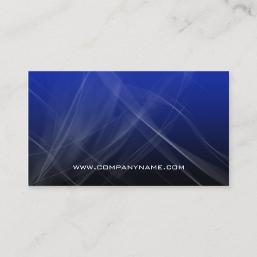 Abstract Computer Business Card Blue Hi-Tech