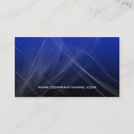 Customizable Abstract Computer Business Card Blue Hi-Tech