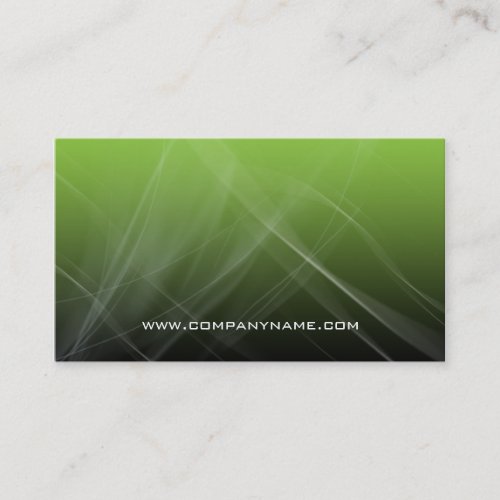Abstract Computer Business Card Green Hi-Tech