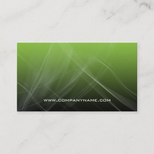 Customizable Abstract Computer Business Card Green Hi-Tech