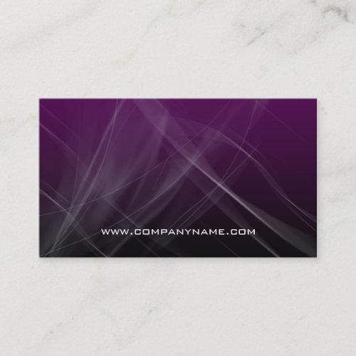 Abstract Computer Business Card Purple Hi-Tech