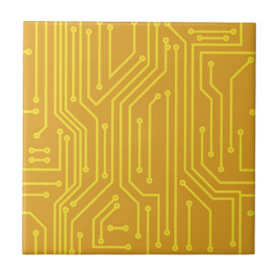 Abstract computer equipment ceramic tile