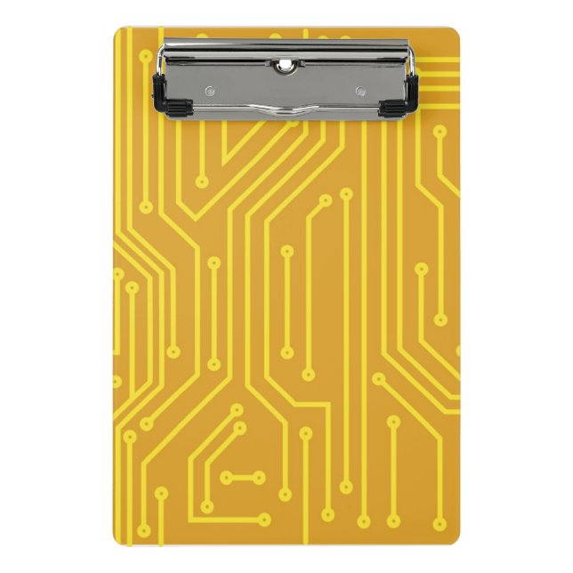Abstract computer equipment mini clipboard (Front)