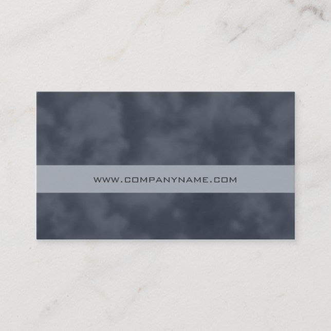 Abstract Computer Financial Business Card Gray (Front)