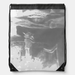 Abstract Concert Drawstring Backpack