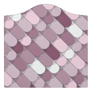 Abstract Construction (tiles) 2 Door Sign