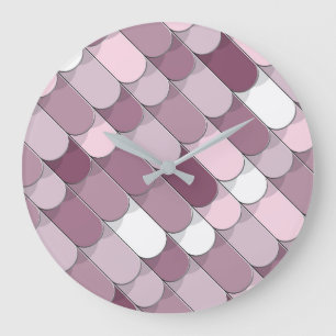 Abstract Construction (tiles) 2 Large Clock