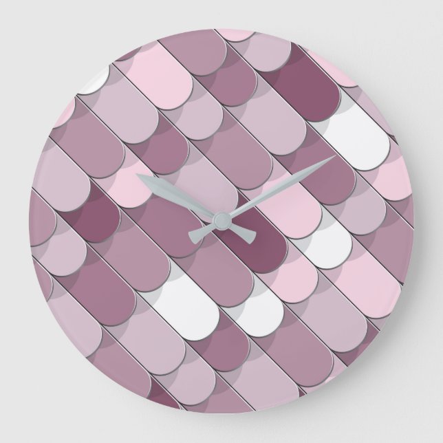 Abstract Construction (tiles) 2 Large Clock (Front)