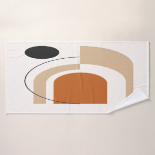 Abstract Contemporary Bath Towel