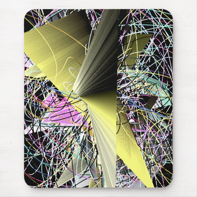 Abstract Contemporary Painting  Mouse Pad (Front)