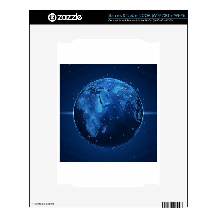 Abstract Cool The Global Works Skins For NOOK