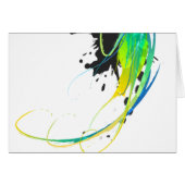 Abstract cool waters Paint Splatters (Front Horizontal)