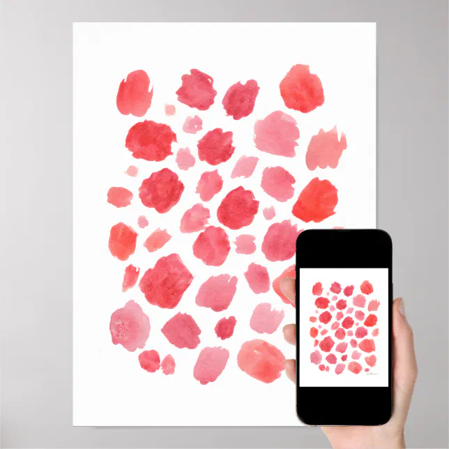 Abstract Coral Poster | Zazzle