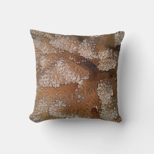 Abstract Coral Sea Life Outdoor Pillow