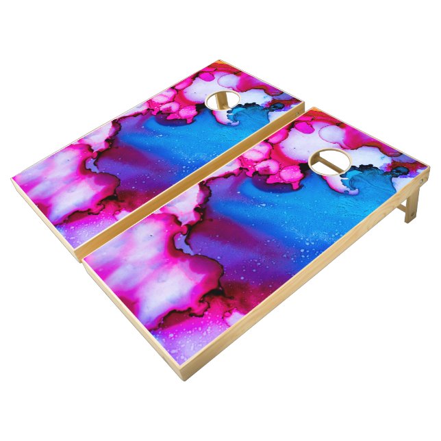 Abstract Cornhole Set (Angled)