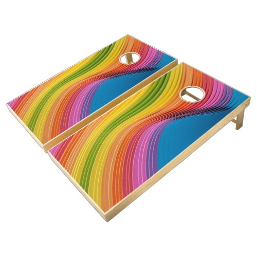 Abstract Cornhole Set