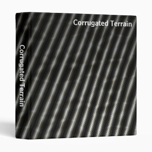 Abstract - Corrugated Terrain (1in) 3 Ring Binder