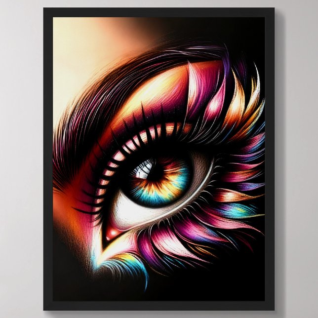 Abstract Cosmetic Close Up Eye Woman Poster (Creator Uploaded)
