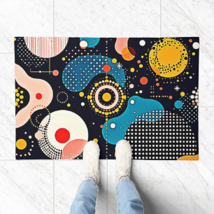 Abstract Cosmic Dance Doormat