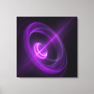 Abstract Cosmic Light Canvas Wall Art
