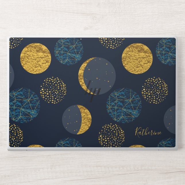 Abstract Cosmic Pattern Personalized HP Laptop Skin (Front)