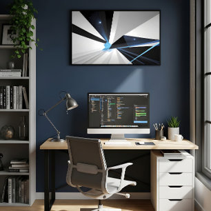 Abstract Cosmic Portal Poster