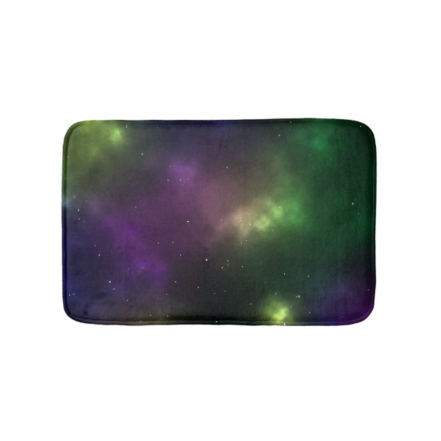 Abstract Cosmic Space Constellations Design Bath Mat (Front)