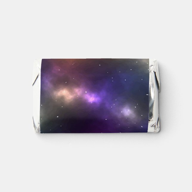 Abstract Cosmic Space Constellations Design Hershey's Miniatures (Front)