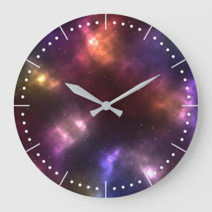 Abstract Cosmic Space Constellations Design Large Clock