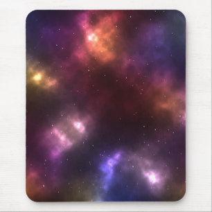 Abstract Cosmic Space Constellations Design Mouse Pad