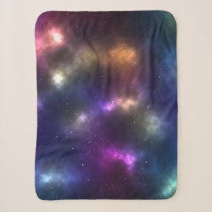 Abstract Cosmic Space Constellations Design Sherpa Blanket