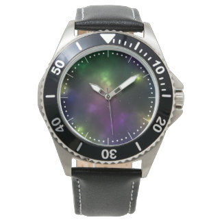 Abstract Cosmic Space Constellations Design Watch