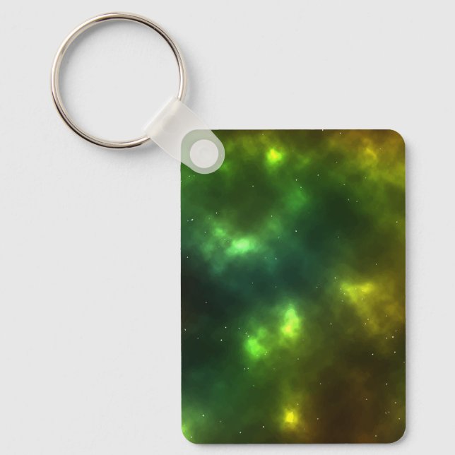 Abstract Cosmic Space Constellations  Keychain (Front)