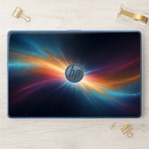 Abstract Cosmic Supernova Glowing Space Galaxy HP Laptop Skin