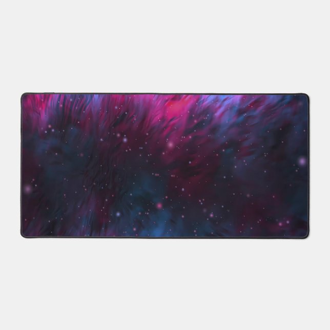 Abstract Cosmic Tapestry Desk Mat (Front)
