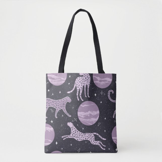 Abstract cosmos seamless pattern,galaxy background tote bag (Front)