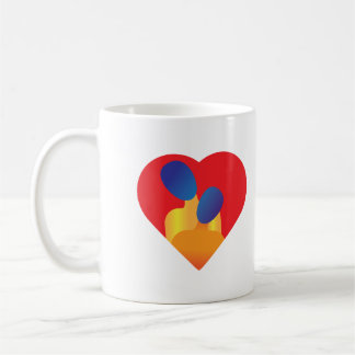 Abstract Couple Coffee Mug
