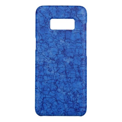 Abstract Cracked Plain Gradient Blue Case-Mate Samsung Galaxy S8 Case